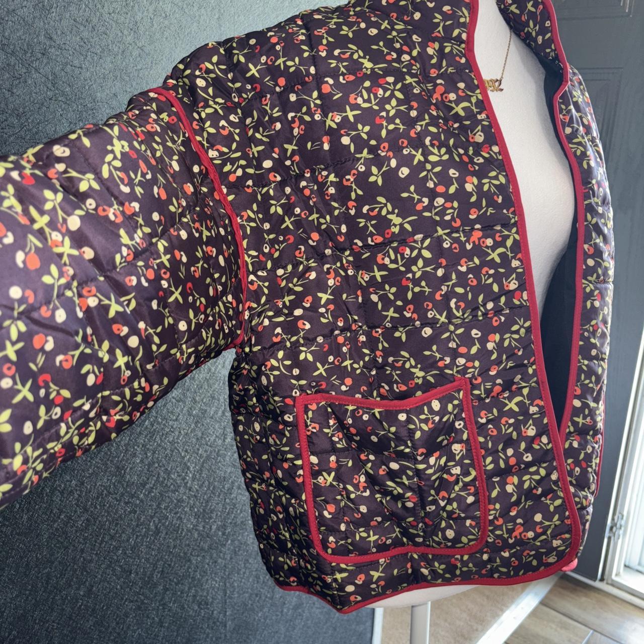 Source Unknown Women's Puffer Jacket - Multi/Red … - image 3