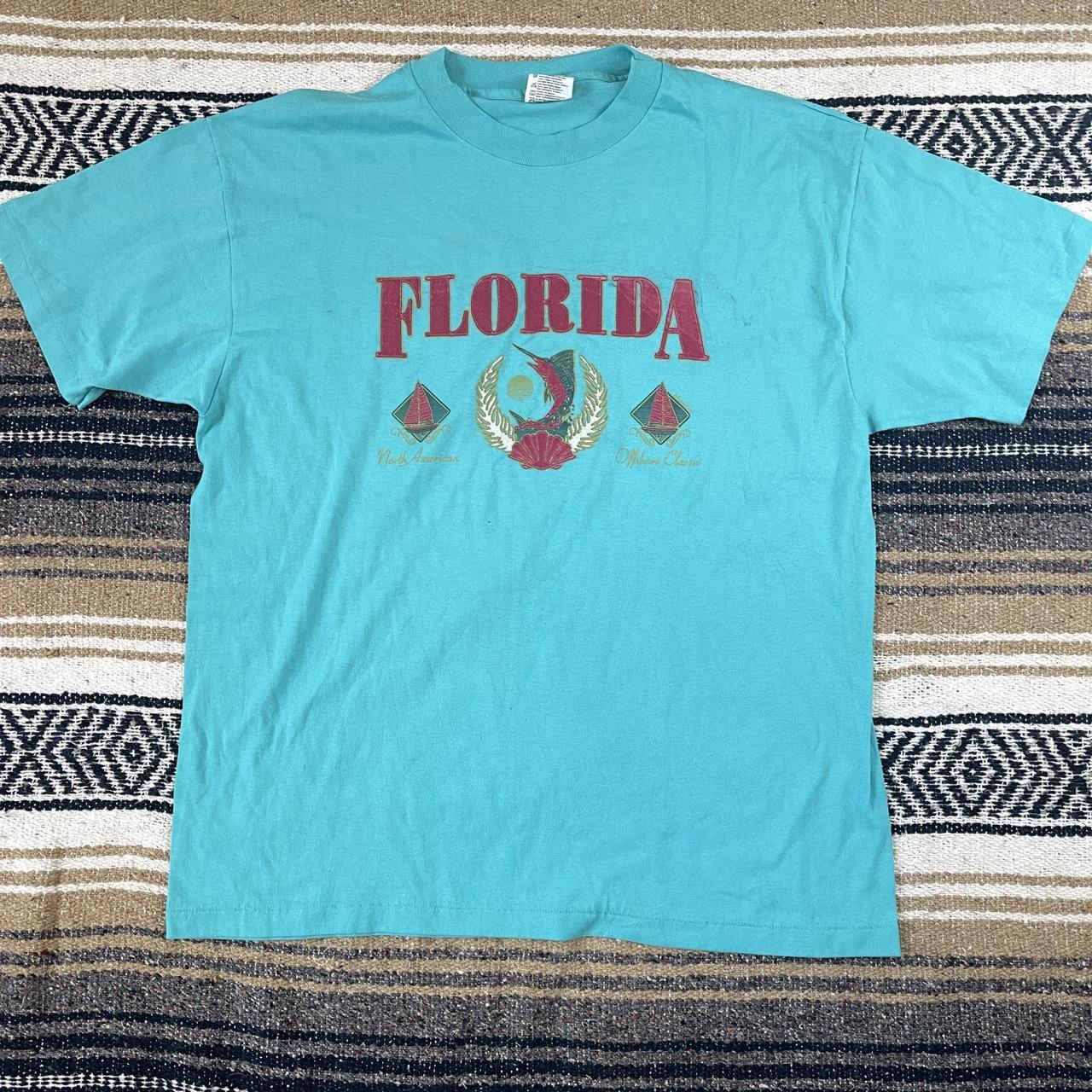 Vintage Florida Shirt 90’s Hanes tag true Xl 23... Depop