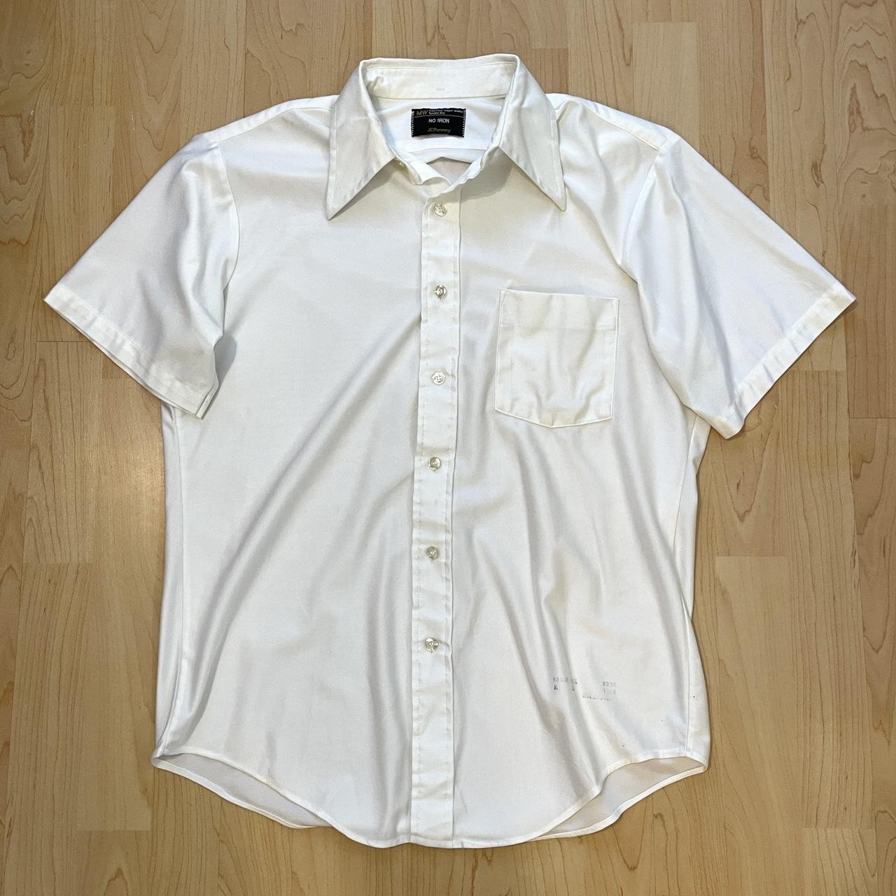JCPenney Women's Cream and White Shirt | Depop