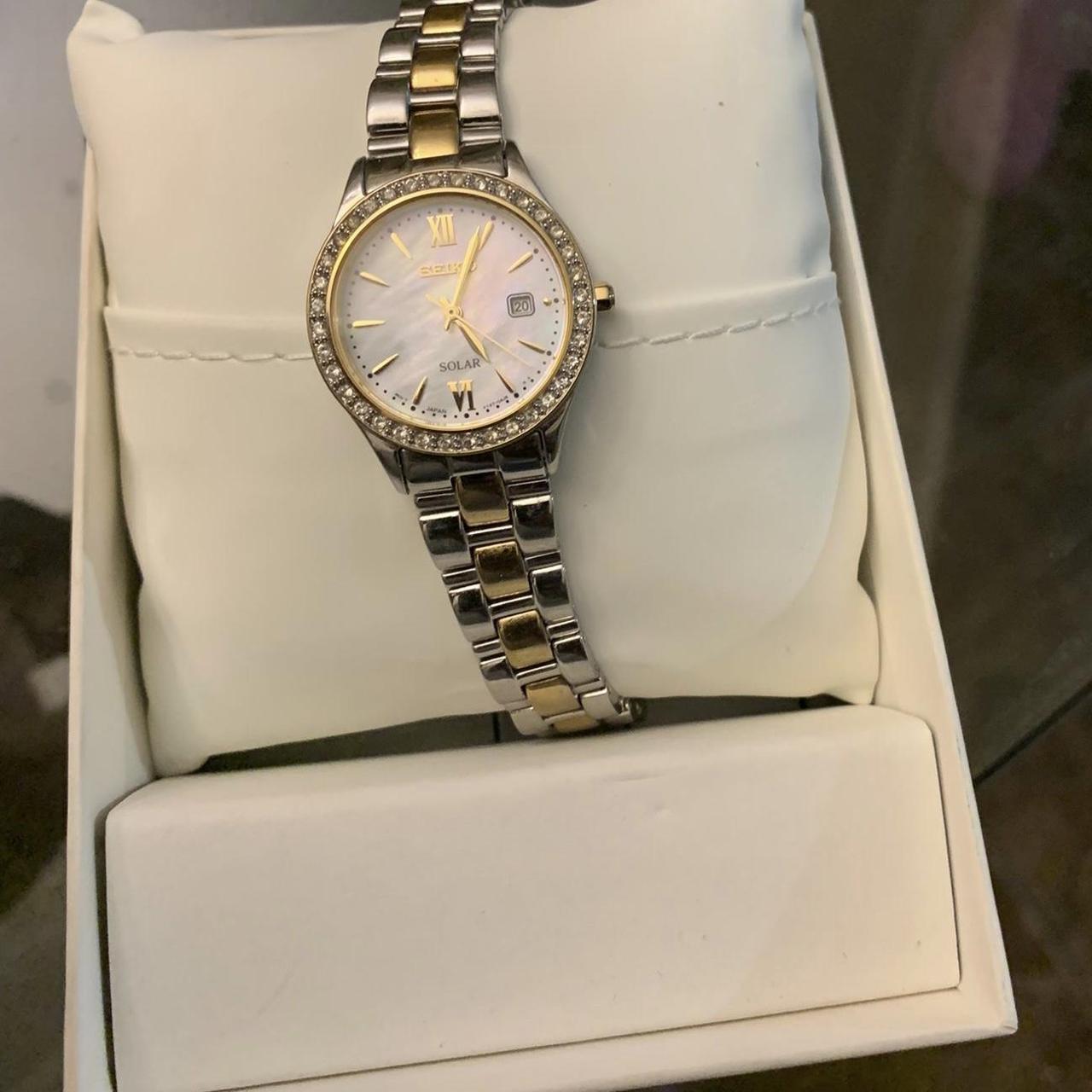 Seiko Women's Silver and Gold Watch
