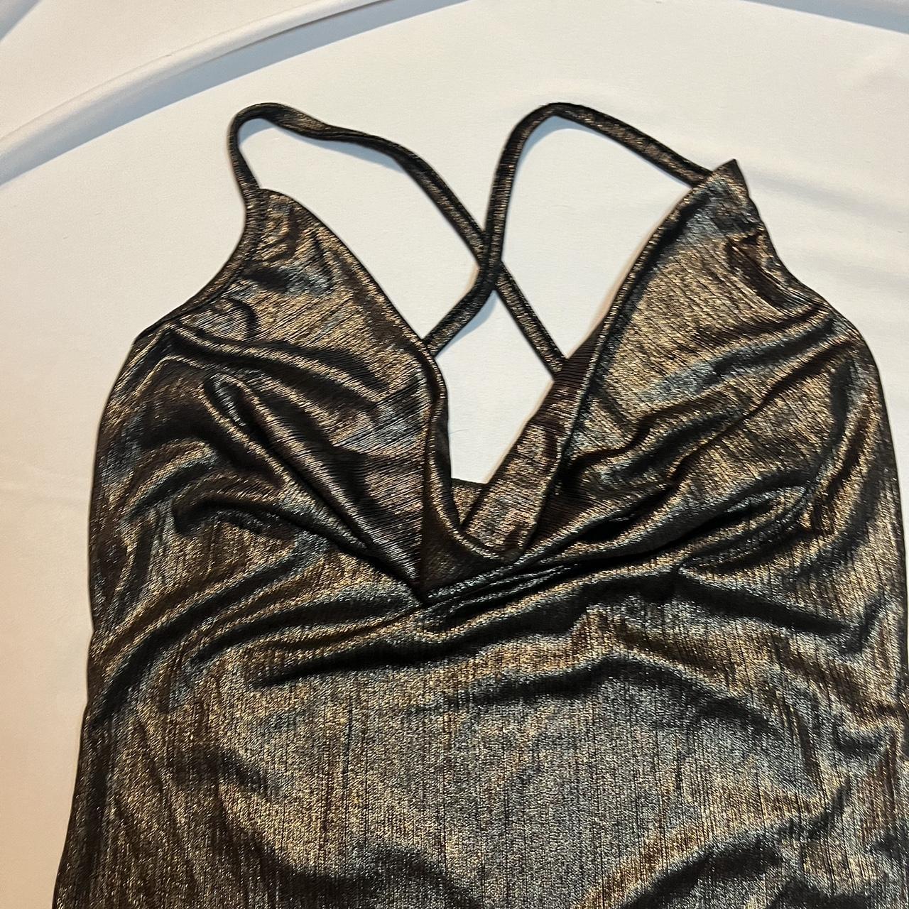 Charlotte rouse metalic body - Depop