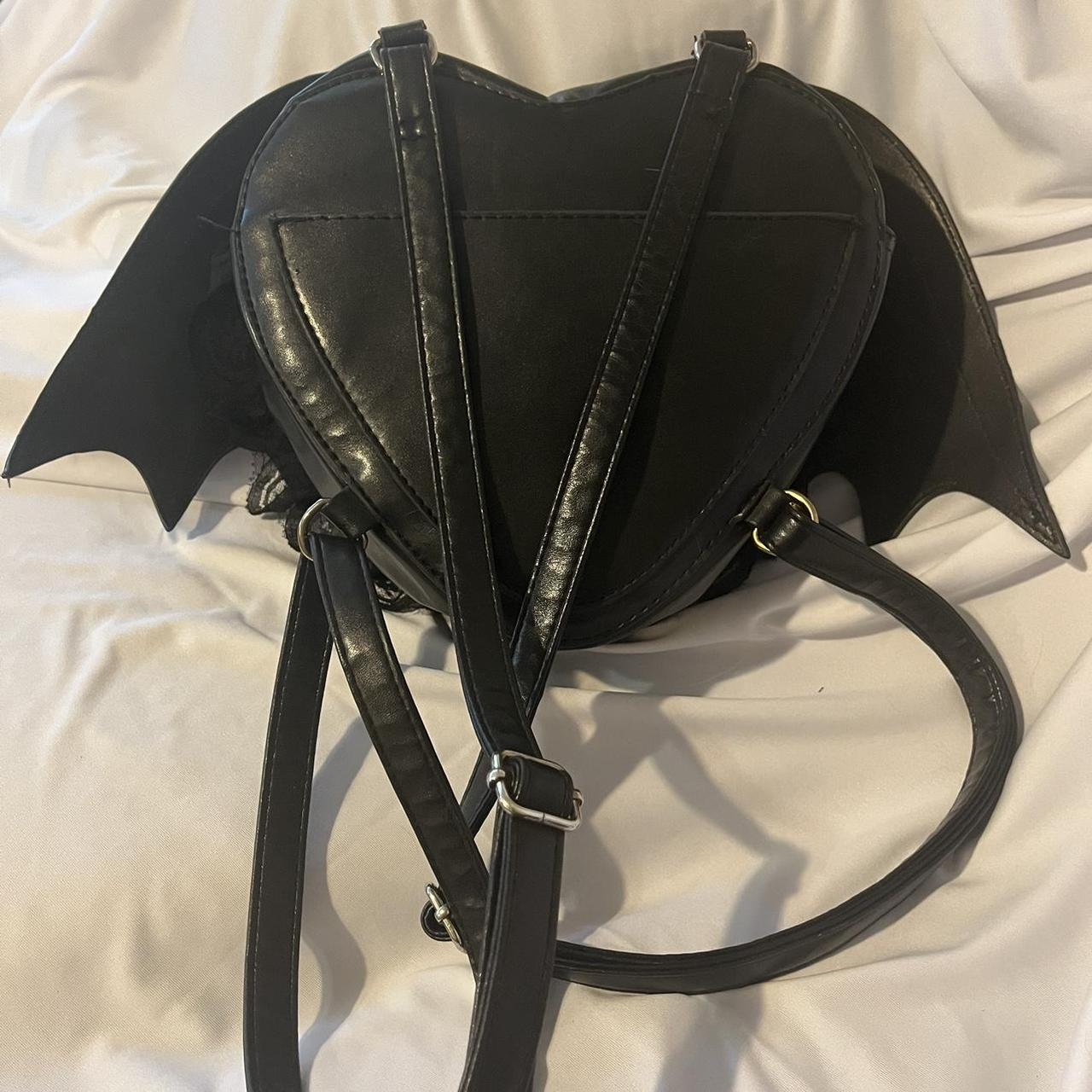 Cute Backpack Bat Wings Backpack Women Punk Stylish... Depop