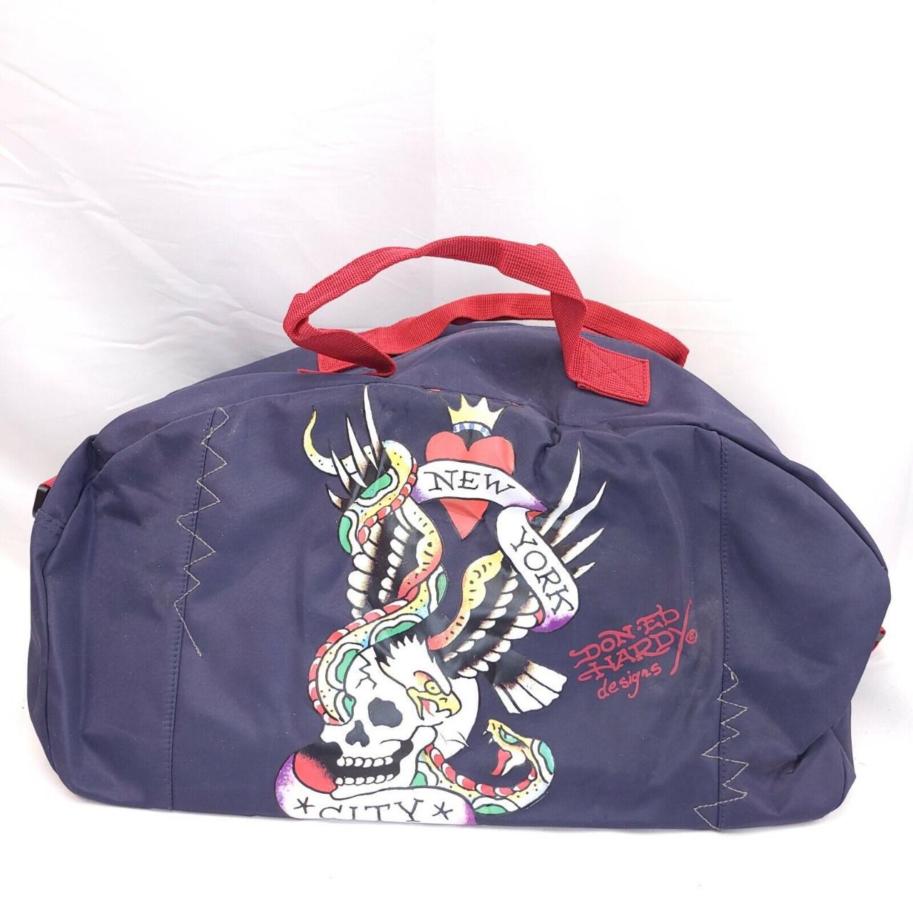 Don Ed Hardy Don Designs New York City Heart Skull... - Depop