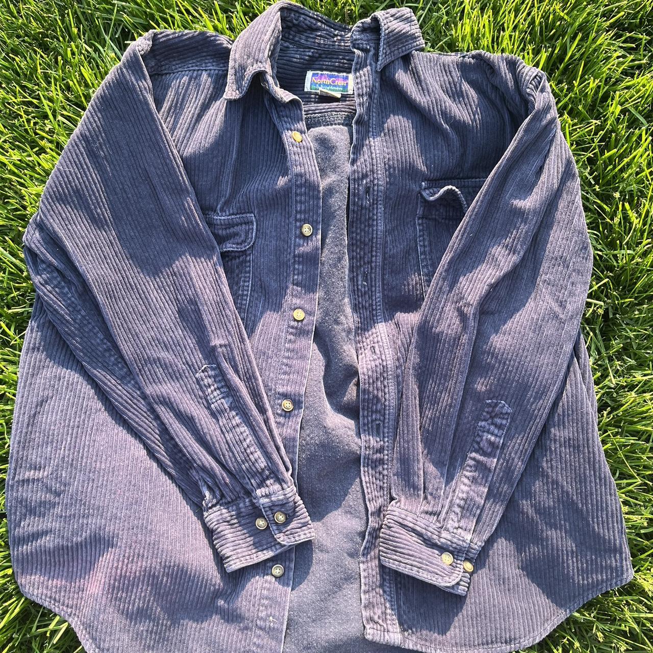 NorthCrest Corduroy Button up top Men’s M Slight... - Depop