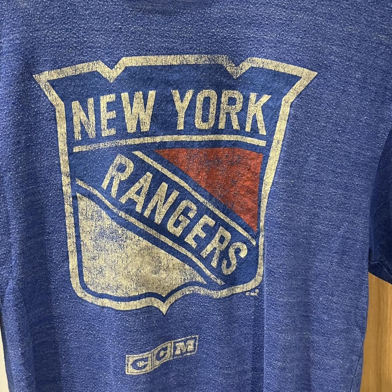 Stanley Cup Playoffs 2006 New York Rangers Blue Red - Depop