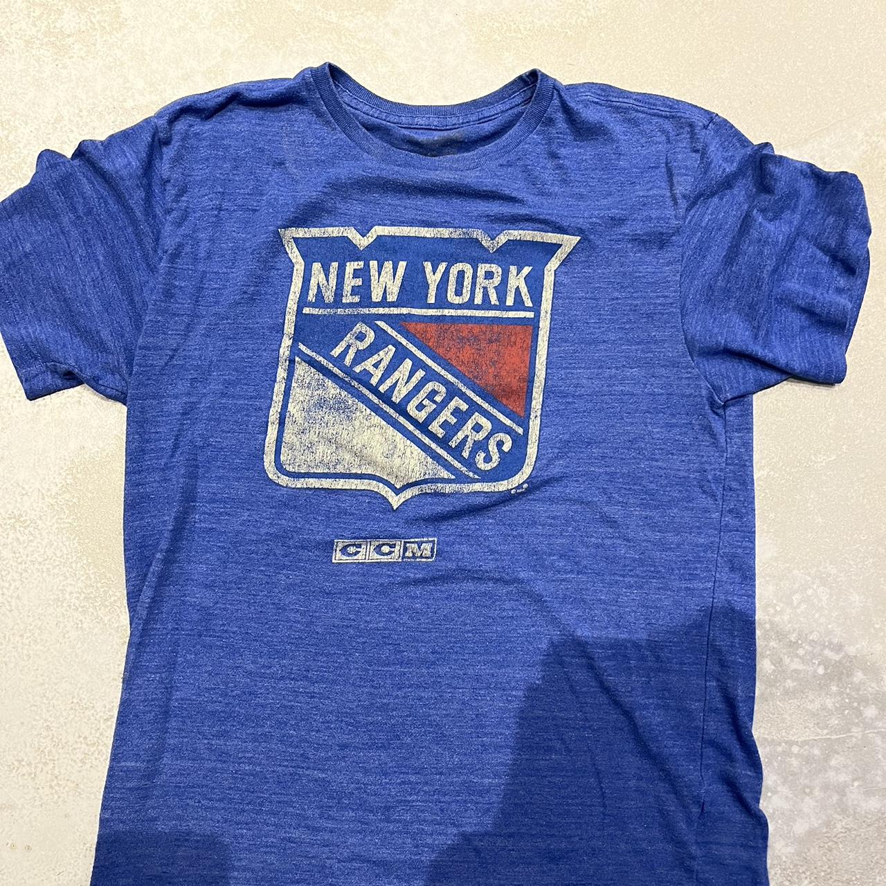 Stanley Cup Playoffs 2006 New York Rangers Blue Red - Depop