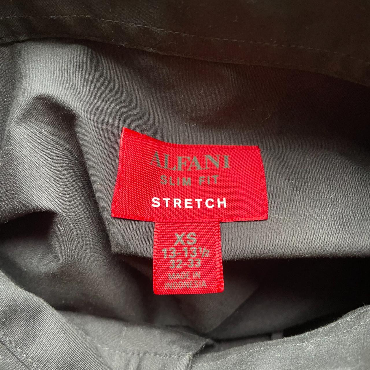 alfani black dress shirt