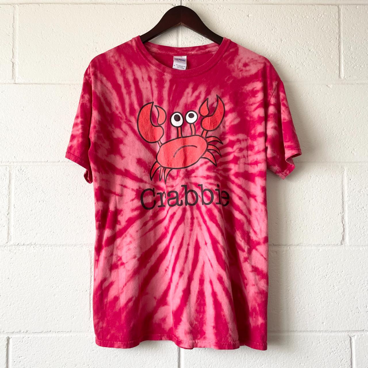 - Red Tie Dye Crabbie Crab Beach Ocean Animals... - Depop