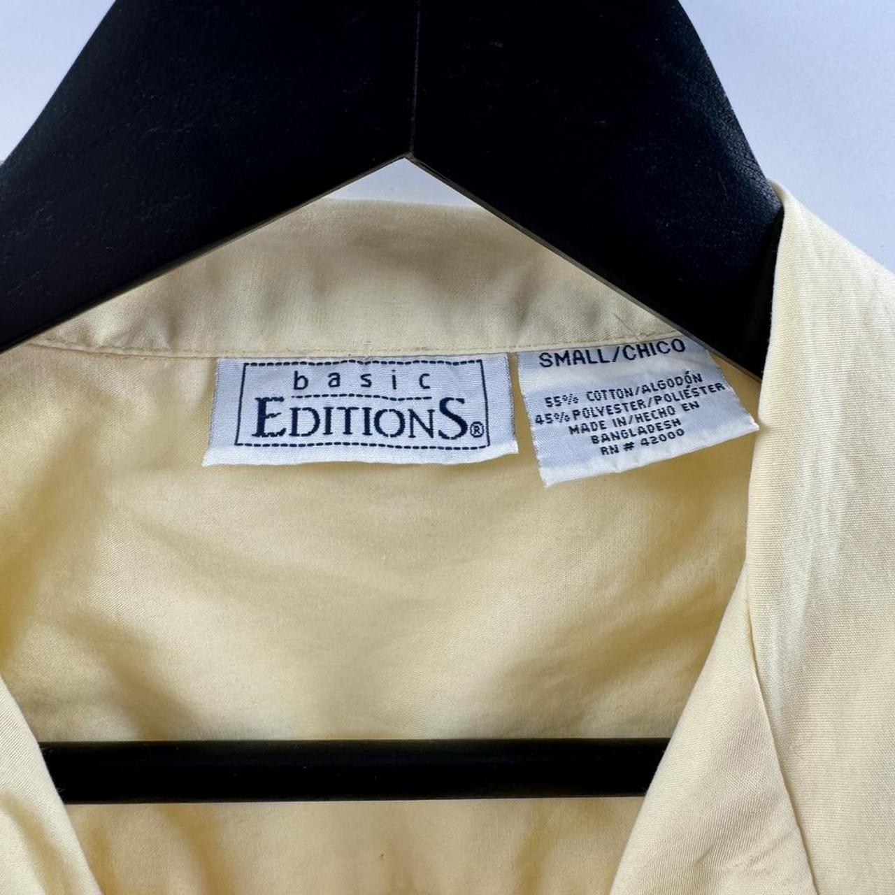 Basic Editions Women's Blouse - Yellow - S – Basi… - image 3