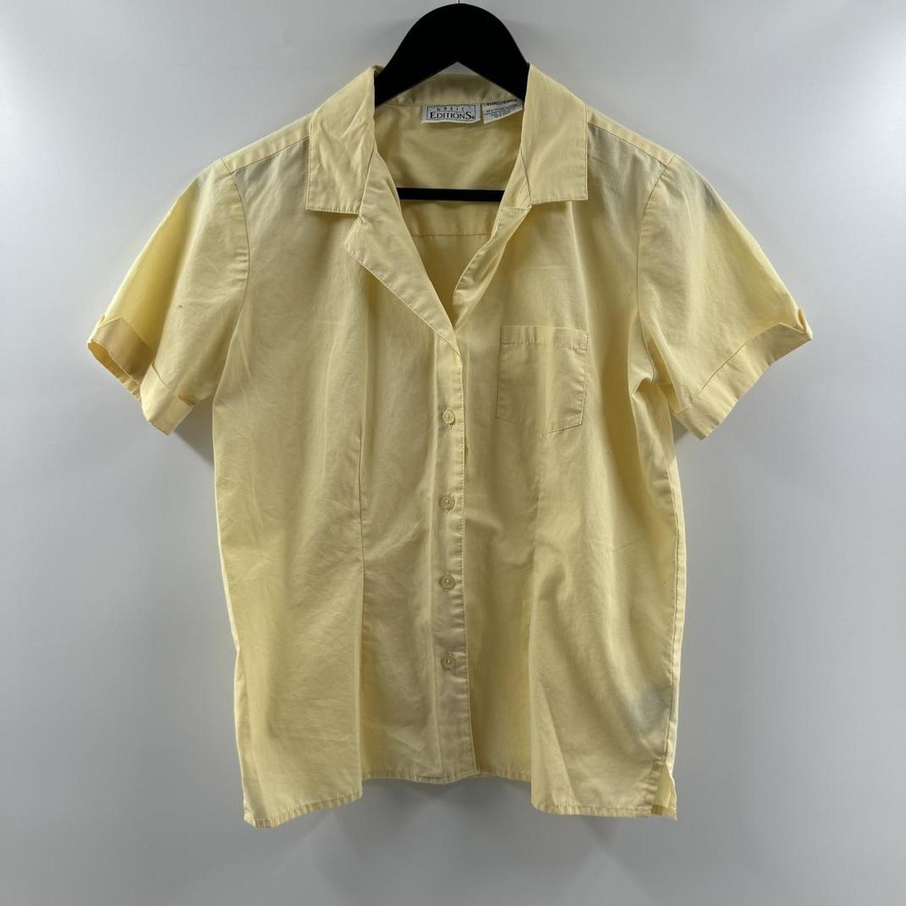 Basic Editions Women's Blouse - Yellow - S – Basi… - image 1