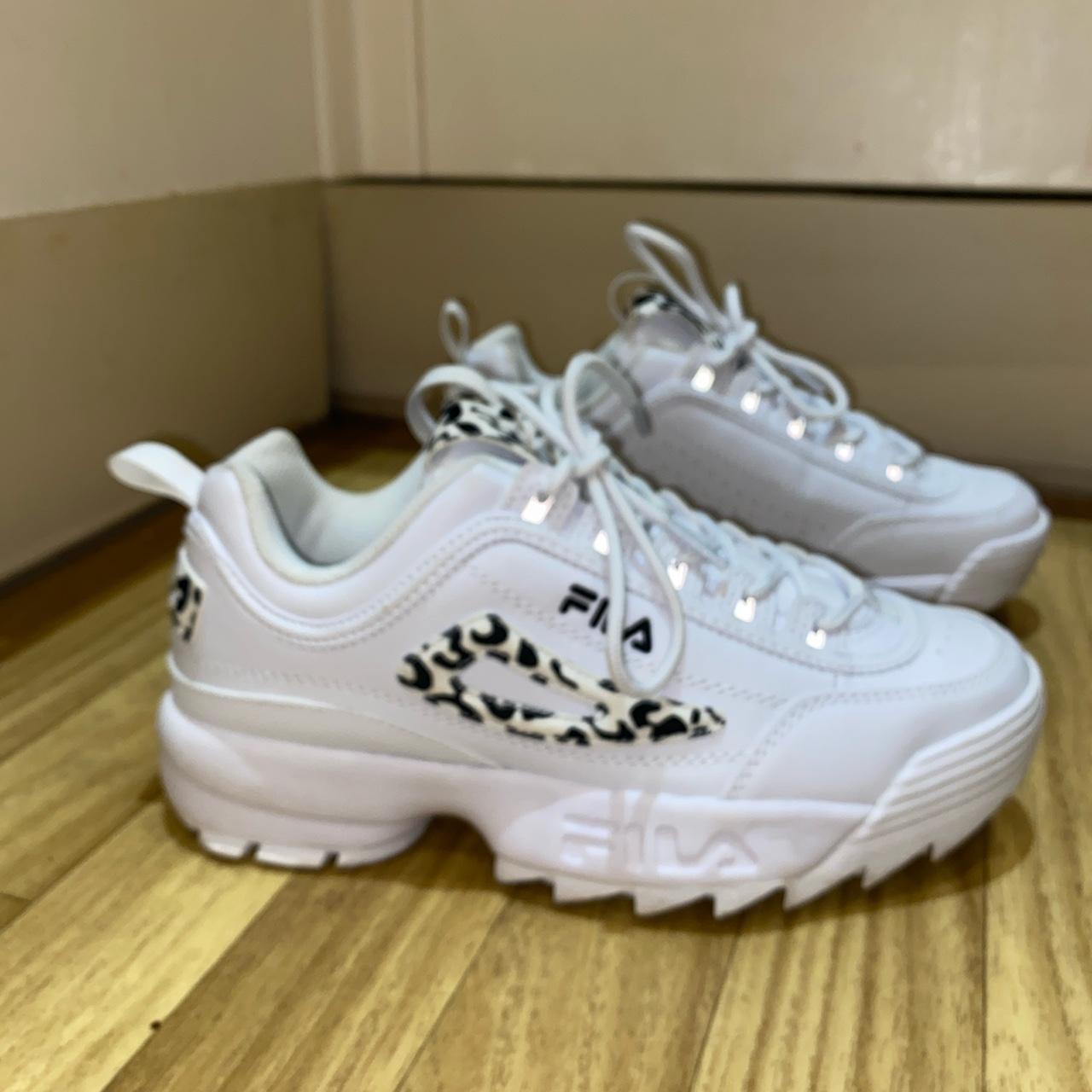 Fila disruptor outlet distressed