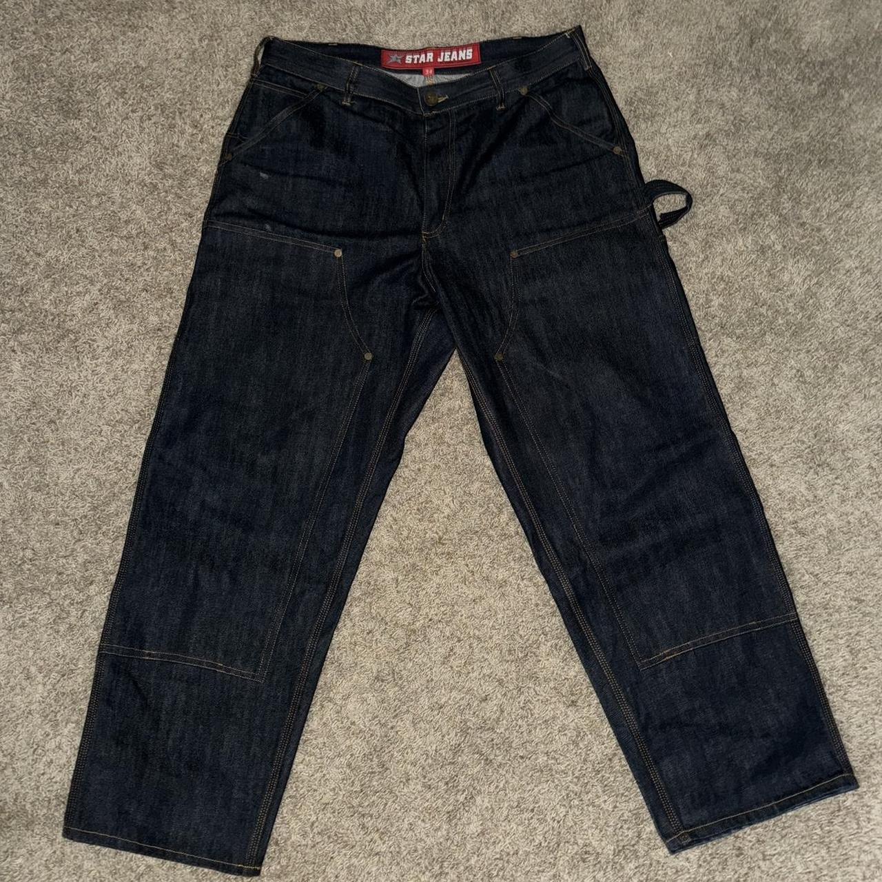 CARPET COMPANY C STAR JEANS DOUBLE KNEE WORK PANT... - Depop