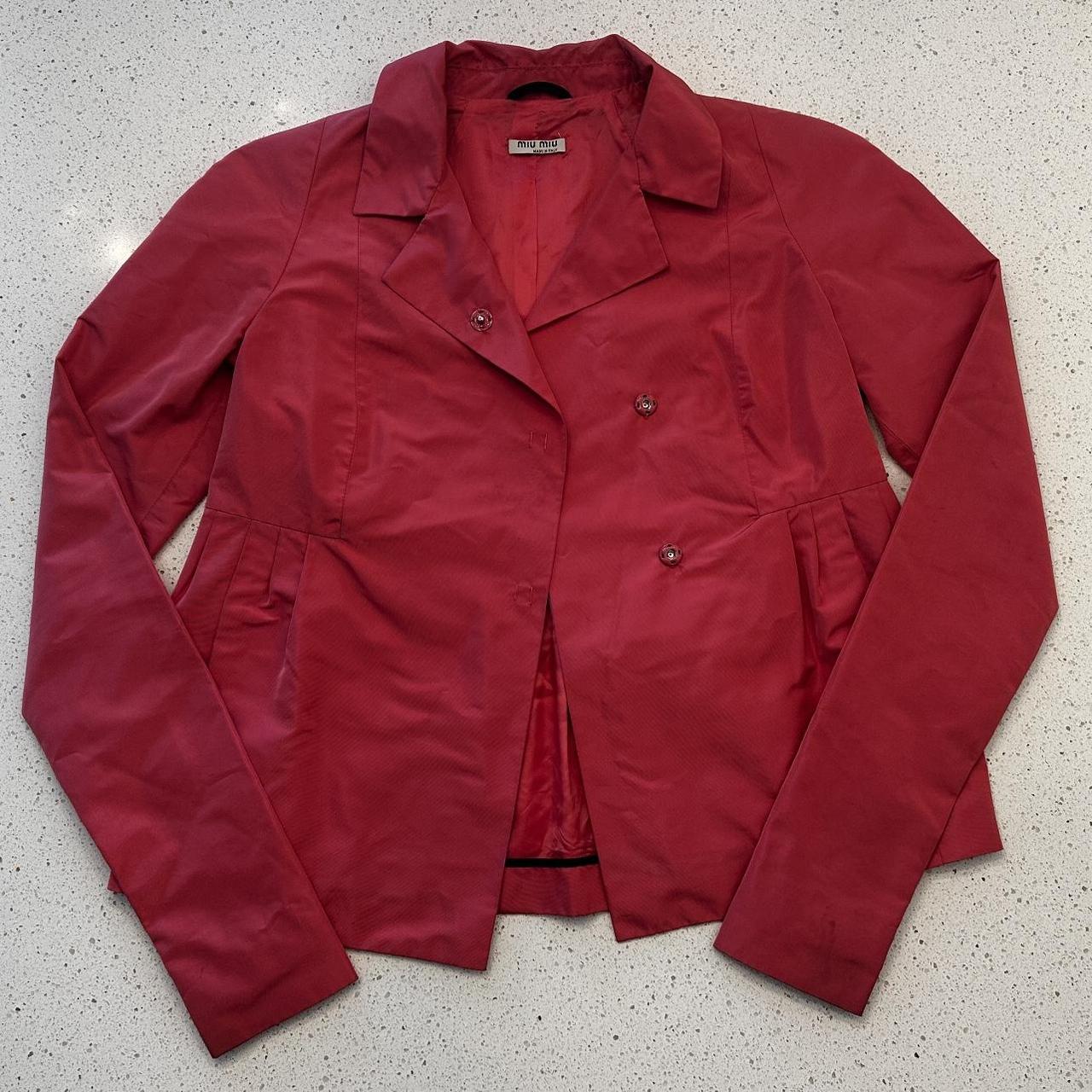 Miu Miu Women's Jacket - Pink - XS – Miu Miu Y2K … - image 5