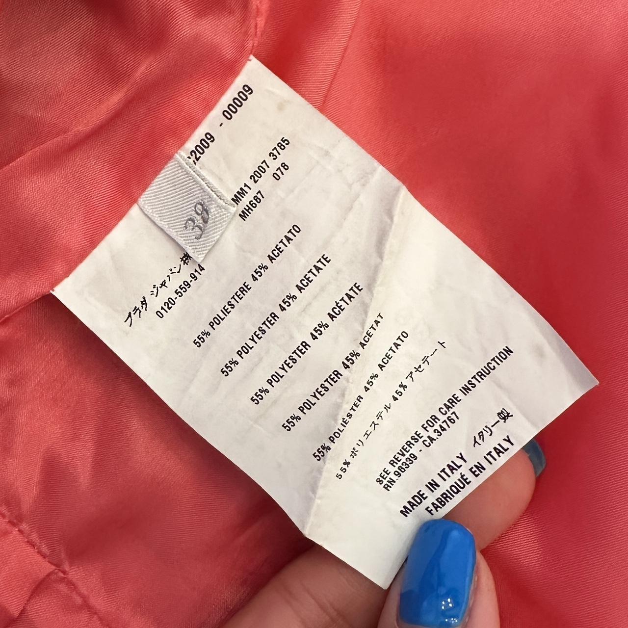 Miu Miu Women's Jacket - Pink - XS – Miu Miu Y2K … - image 8