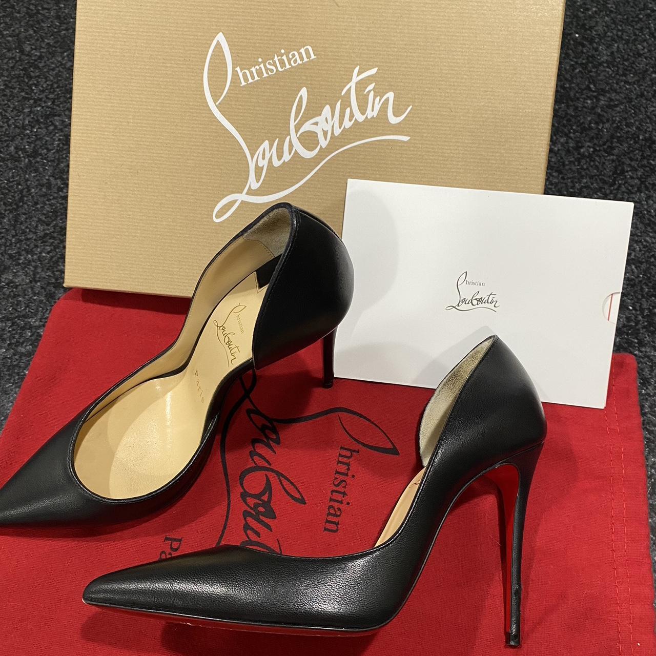 Christian Louboutin Women's Black and Red Courts (2)