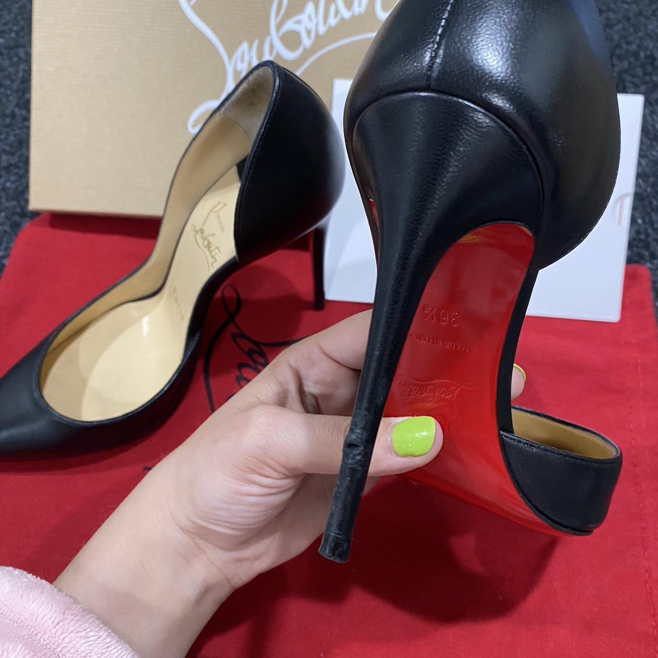 Christian Louboutin Women's Black and Red Courts (3)