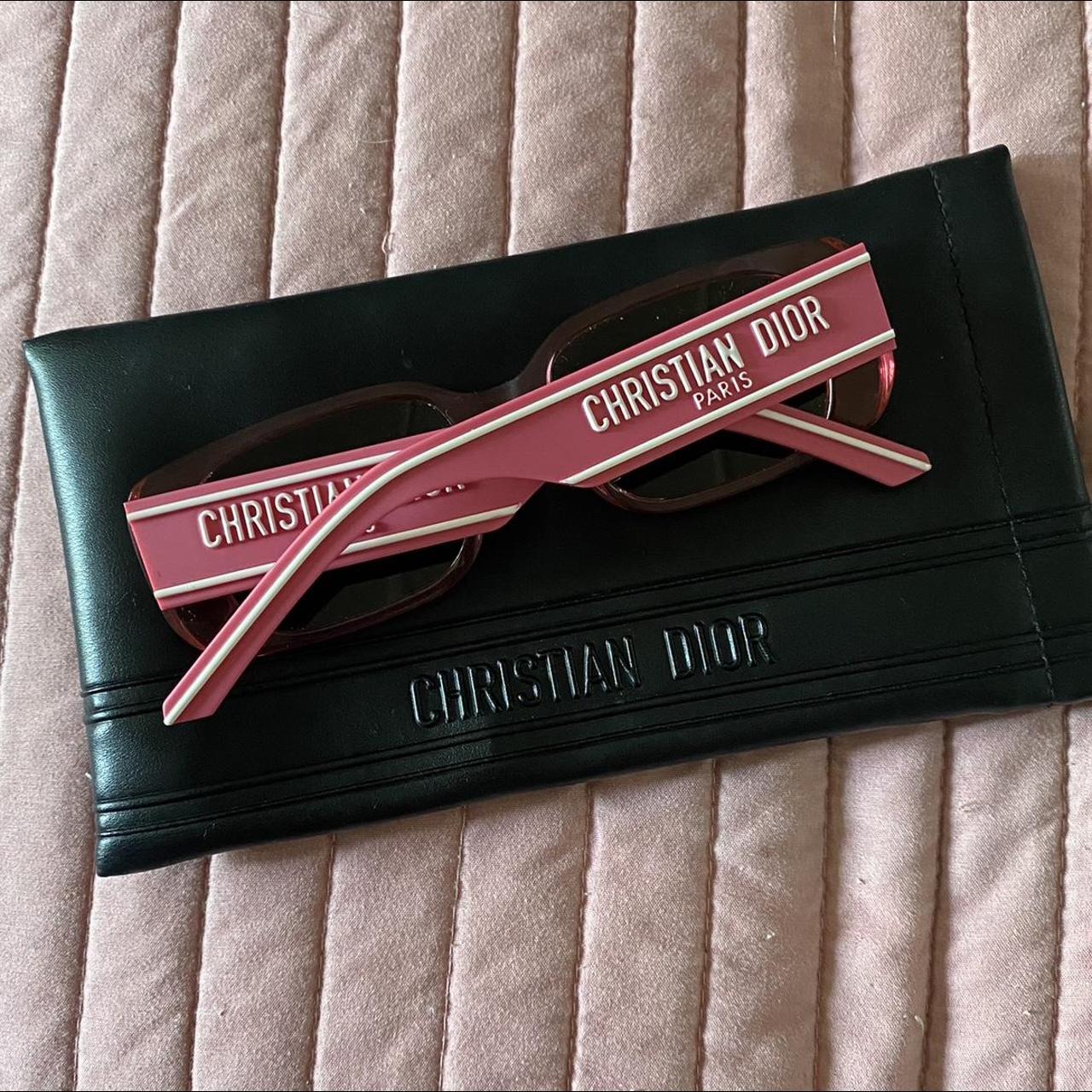 Pink Dior sunglasses! No scratches, perfect condition. Depop