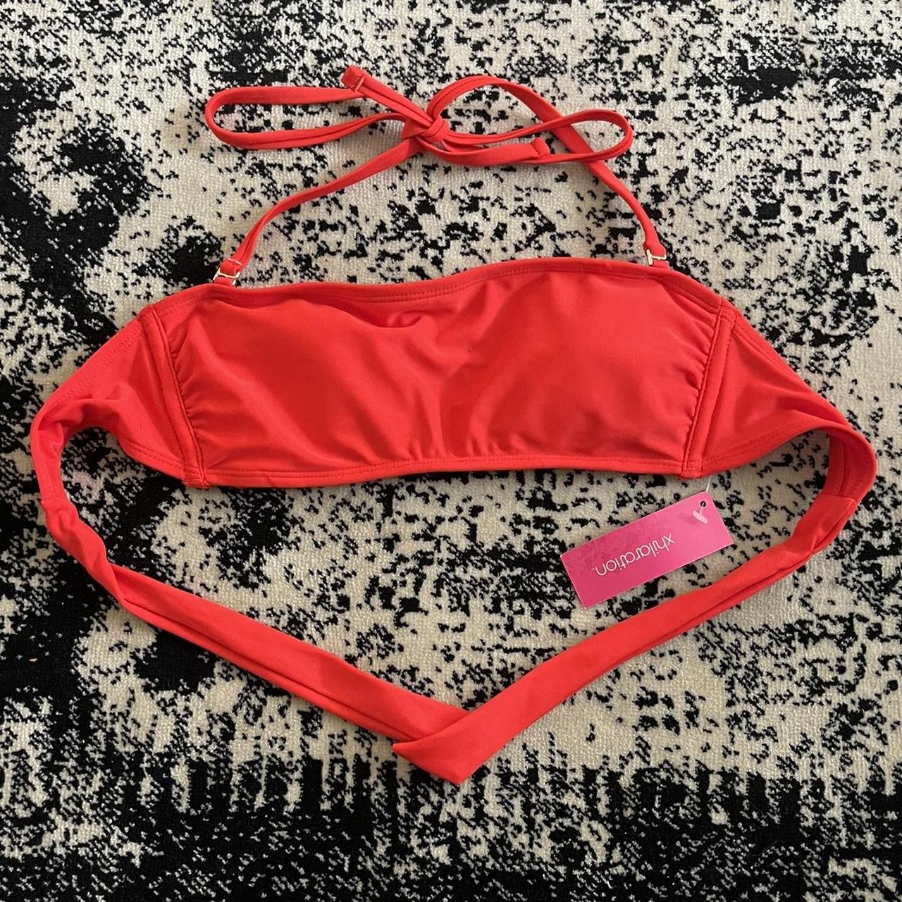 Xhilaration Womens Red Swimsuit One Piece Depop