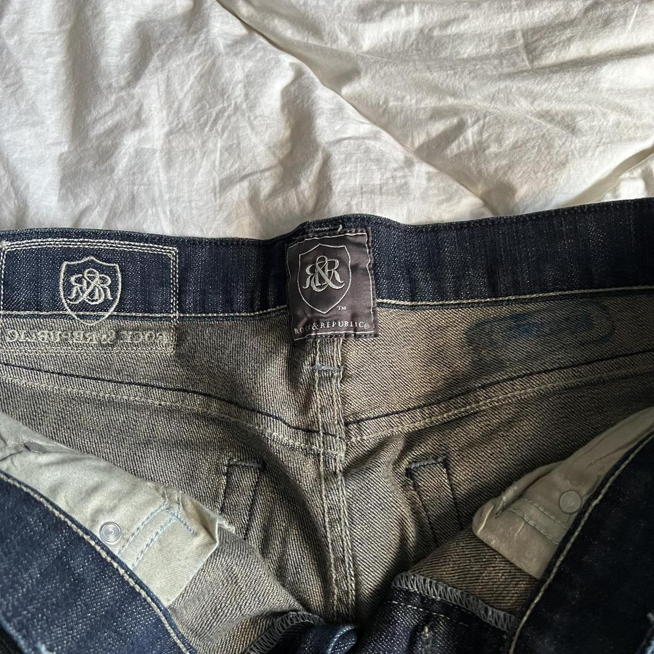 Rock and Republic Men's Navy and Blue Jeans (3)