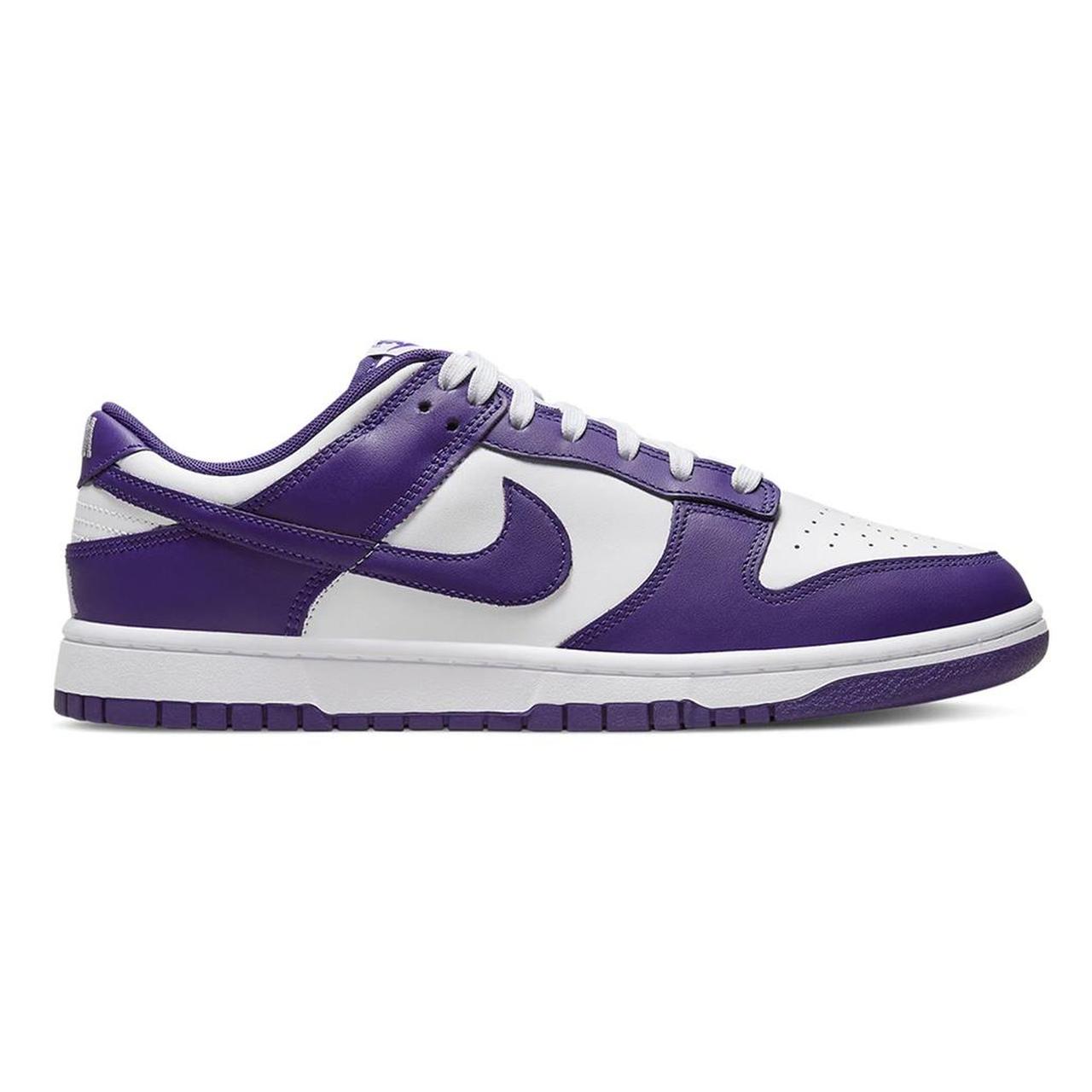 Nike Dunk Low's Court Purple 2022 fairly used... - Depop