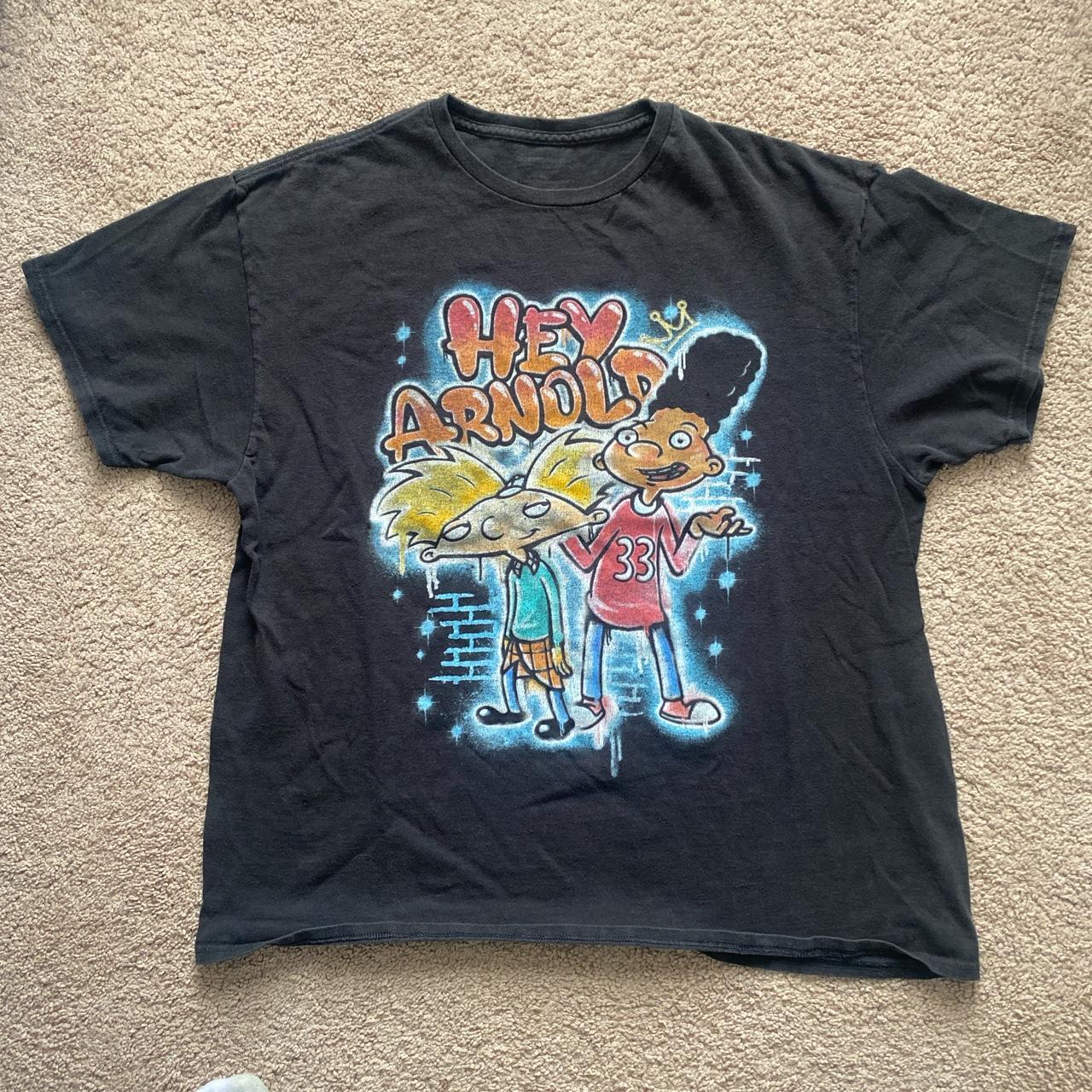 Hey Arnold tee Pit to pit 22” Top to bottom 26” - Depop
