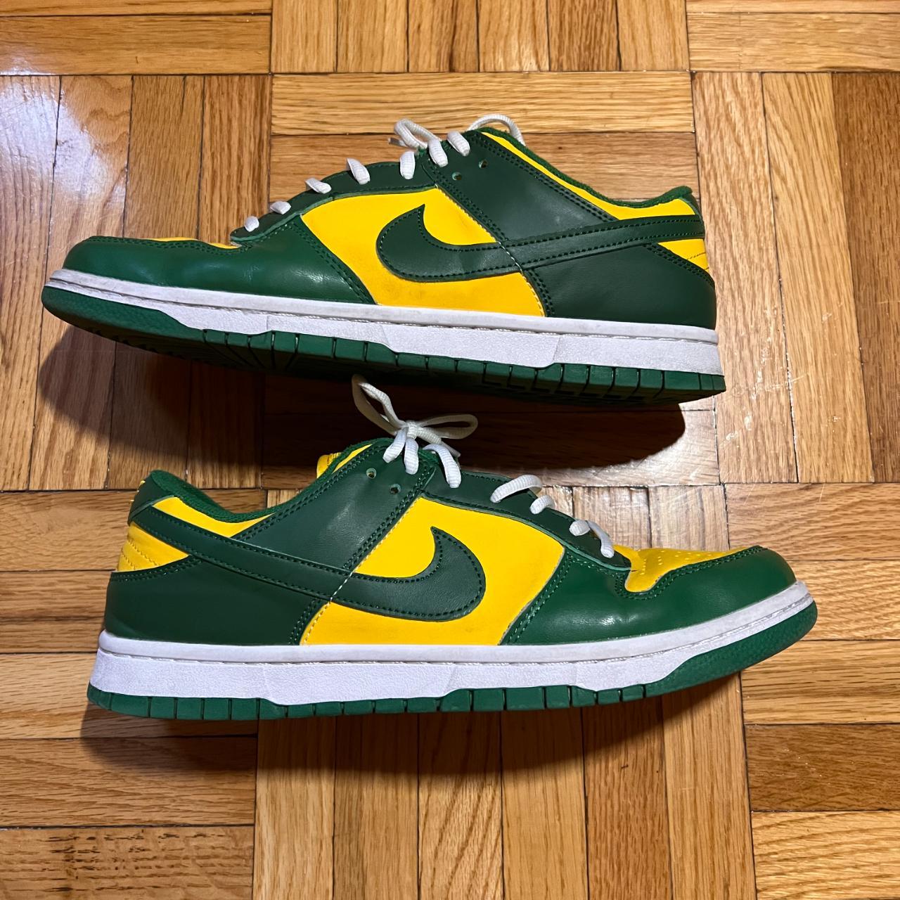 Nike Dunk Low Brazil Fairly worn Size 11 Hmu with... - Depop