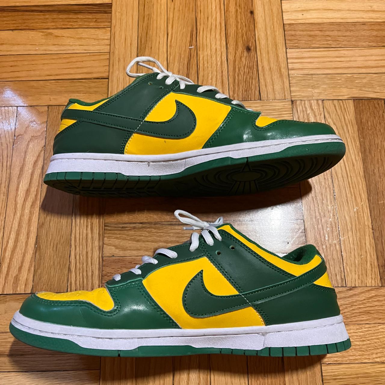 Nike Dunk Low Brazil Fairly worn Size 11 Hmu with... - Depop