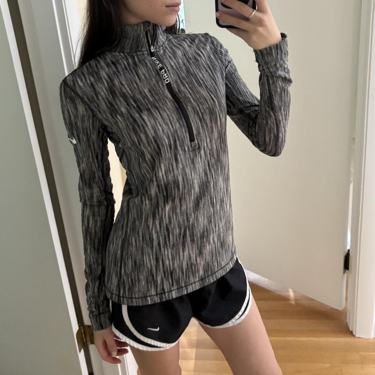 nike pro hyperwarm half zip