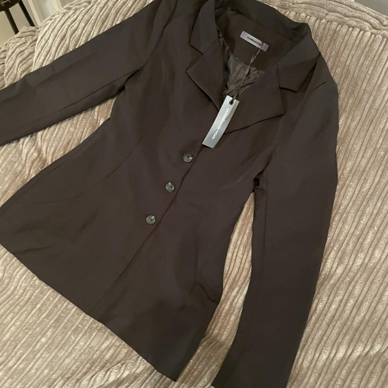 Maniere De Voir Black Blazer UK Size 12 #ManiereDeVoir - Depop