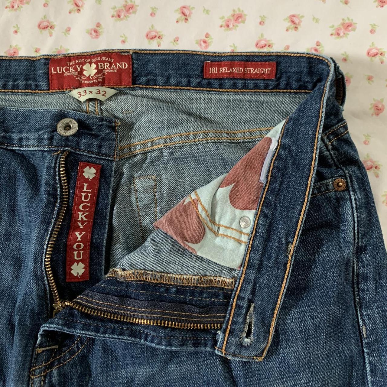 Lucky jeans 🤍 size 33 x 32 181 relaxed straight... - Depop