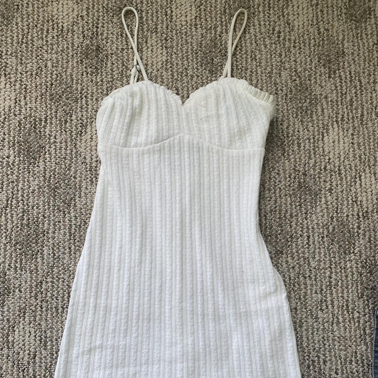 KENDALL + KYLIE white cotton dress This is the... - Depop