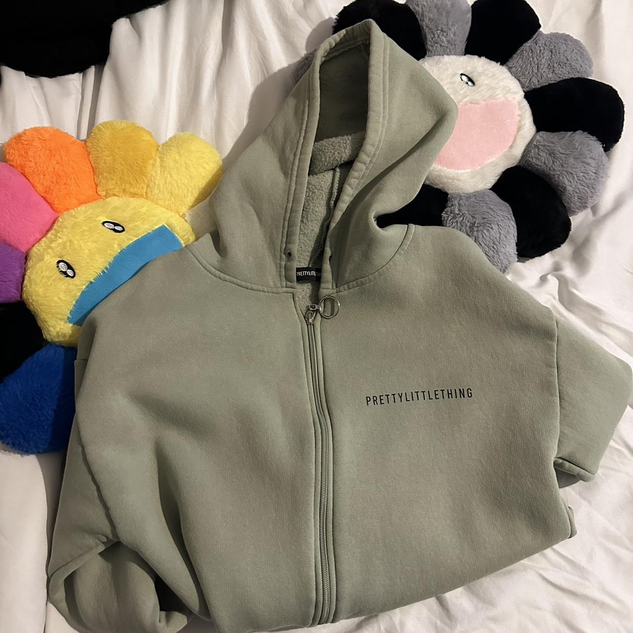 PLT oversized hoodie Sage green Strings