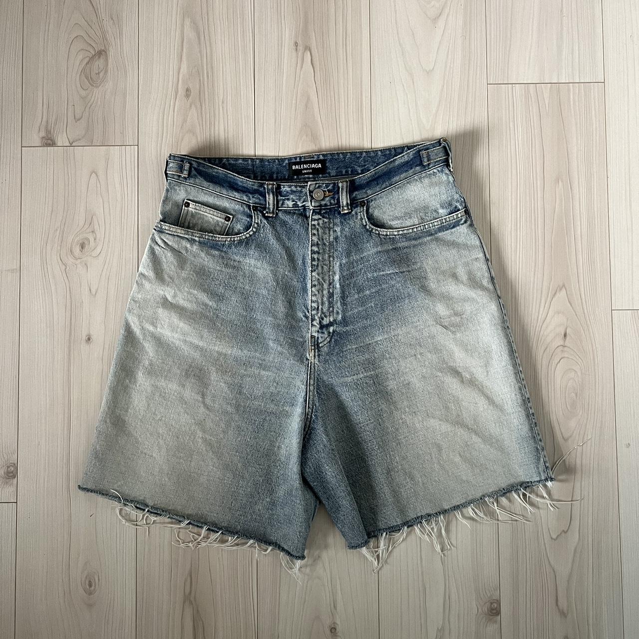 Balenciaga Denim Skater Shorts Size Medium Best | Depop