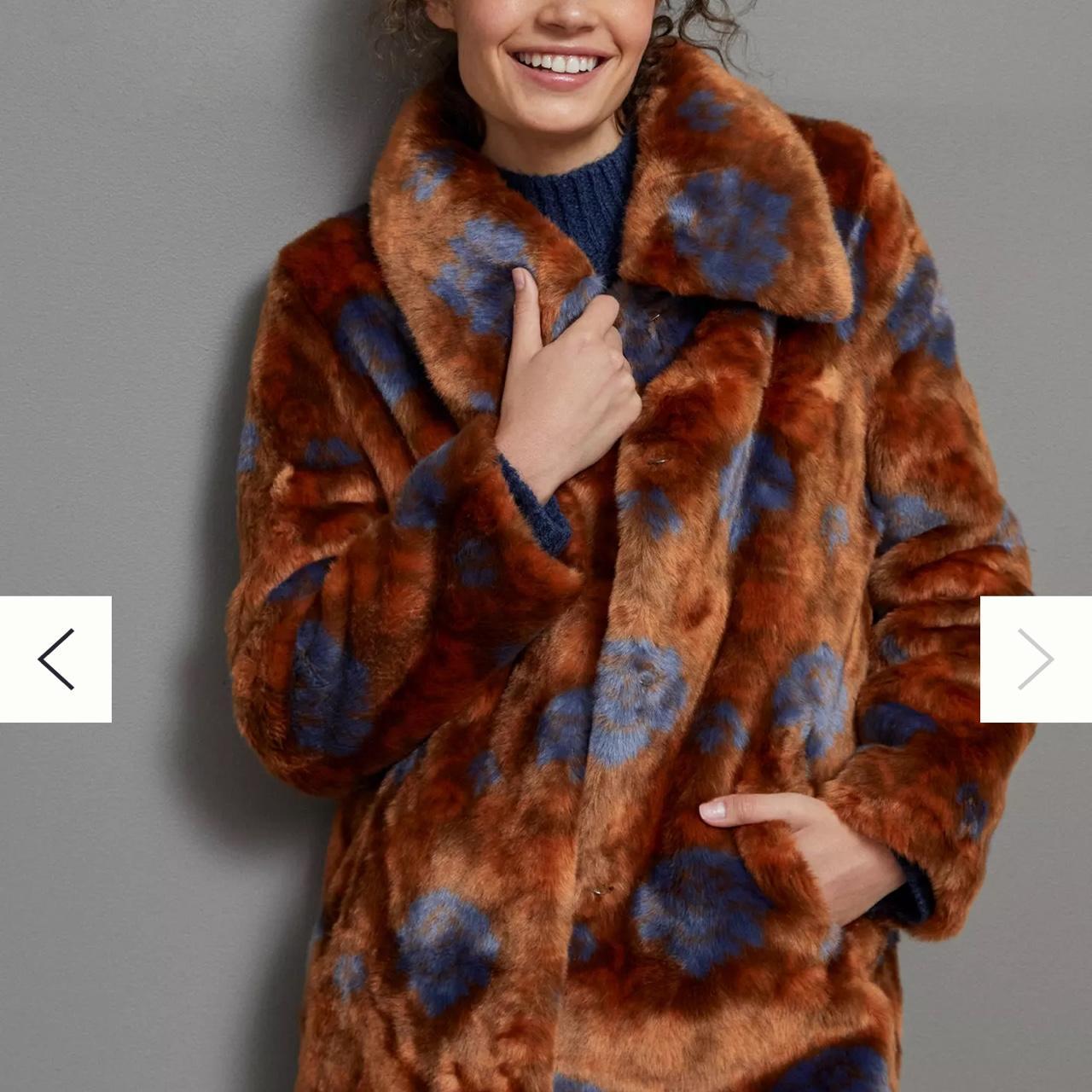 Unreal Fur Women's Coat - Brown/Multi - S – Unrea… - image 1