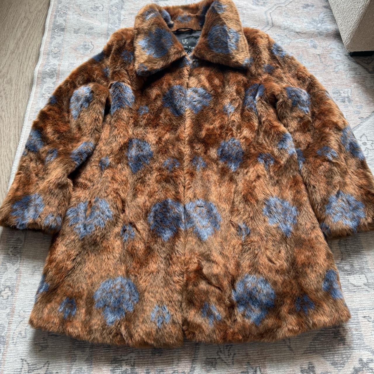 Unreal Fur Women's Coat - Brown/Multi - S – Unrea… - image 2