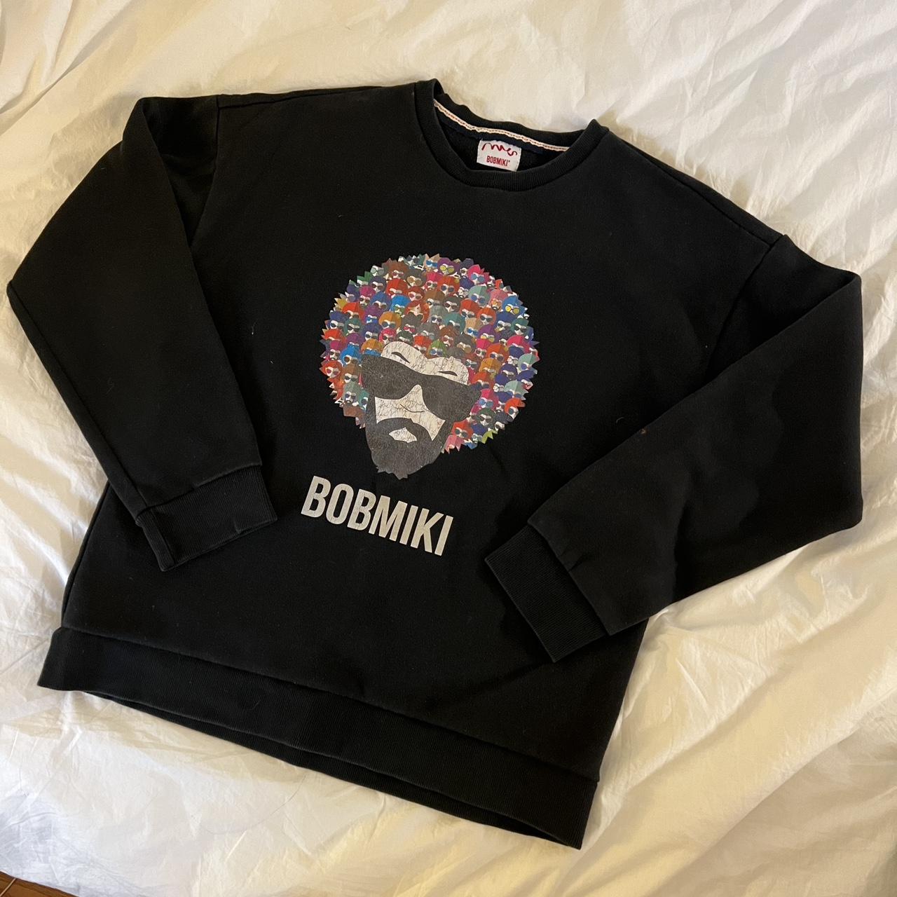 bobmiki sweatshirt. from korea. several bleach... - Depop