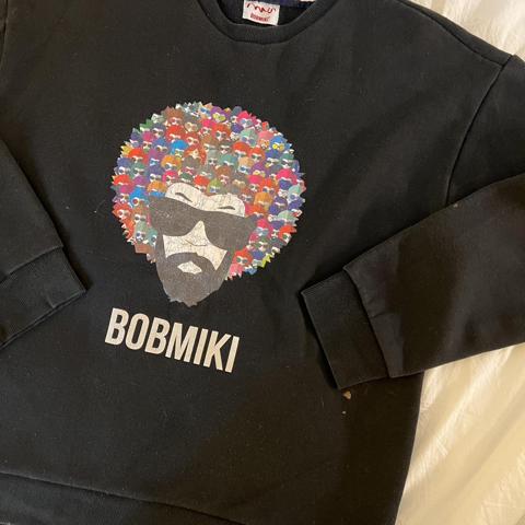 bobmiki sweatshirt. from korea. several bleach... - Depop