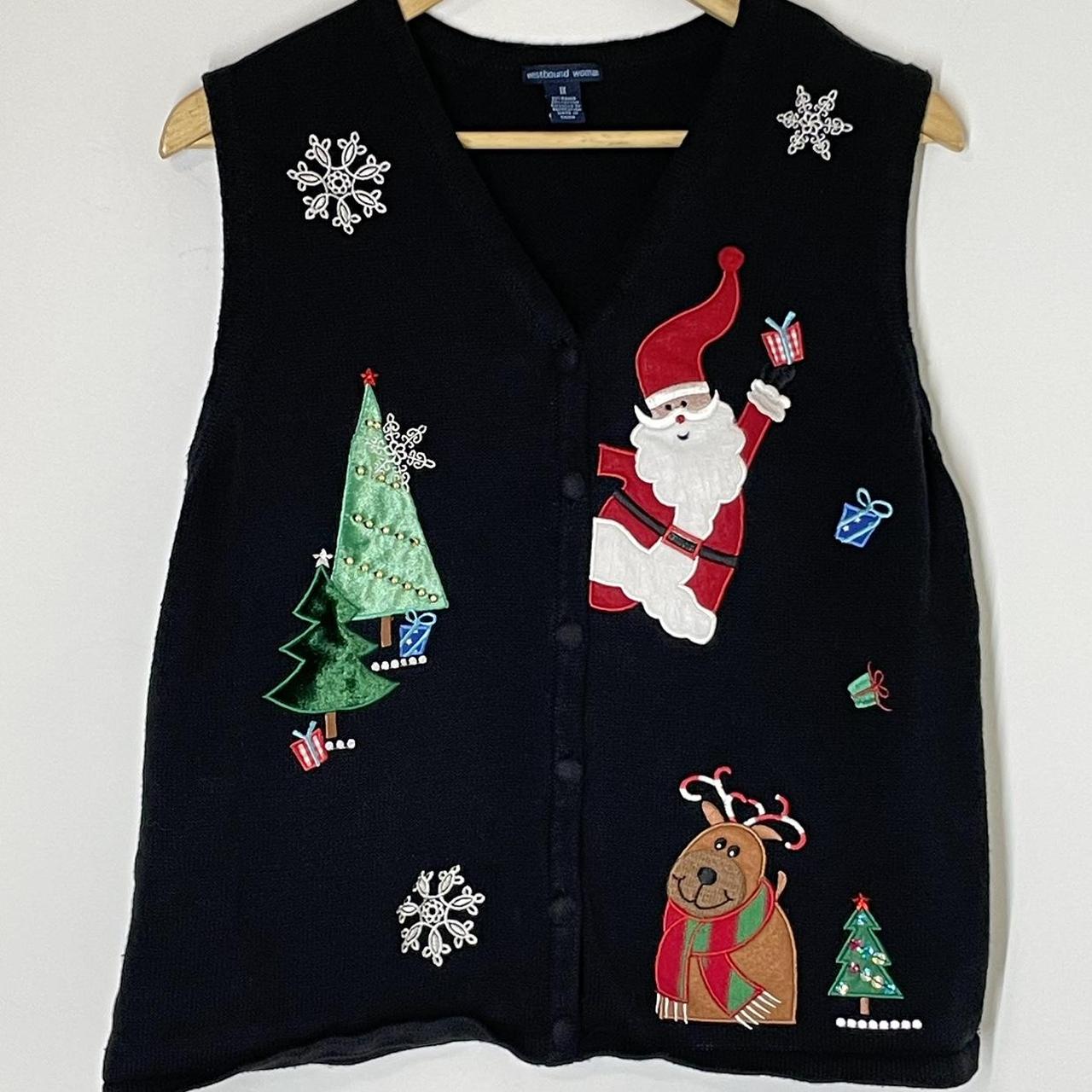 Mens ugly hot sale sweater vest