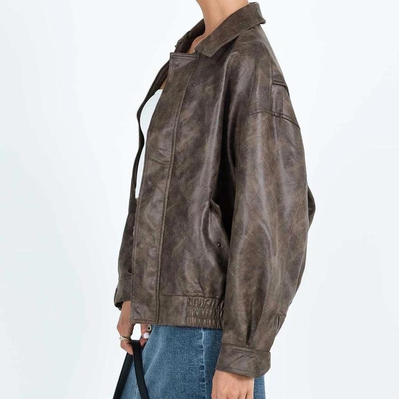 LIONESS - Kenny Bomber Jacket - Chocolate SIZE - XS... - Depop