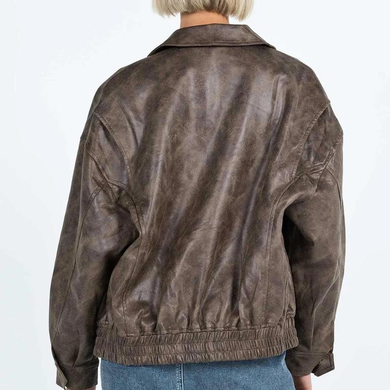 LIONESS - Kenny Bomber Jacket - Chocolate SIZE - XS... - Depop