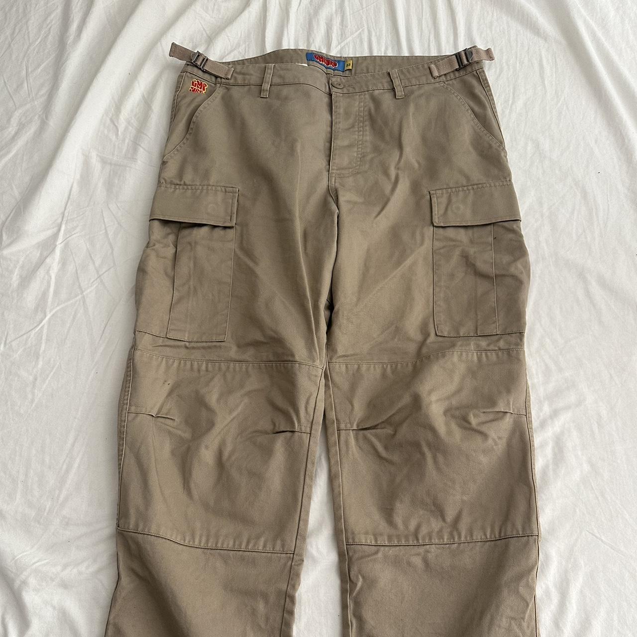 EMPYRE baggy Khaki pants Size: 33 Waist Color:... - Depop