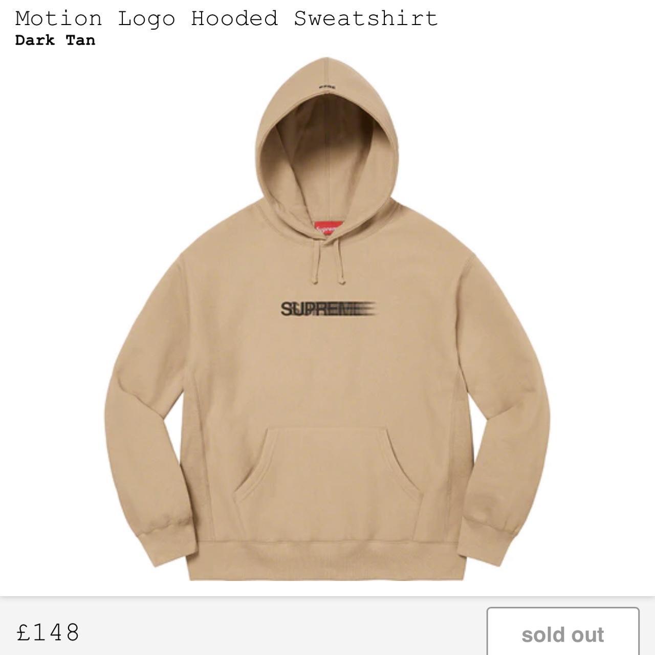 Supreme Men's Tan Hoodie | Depop