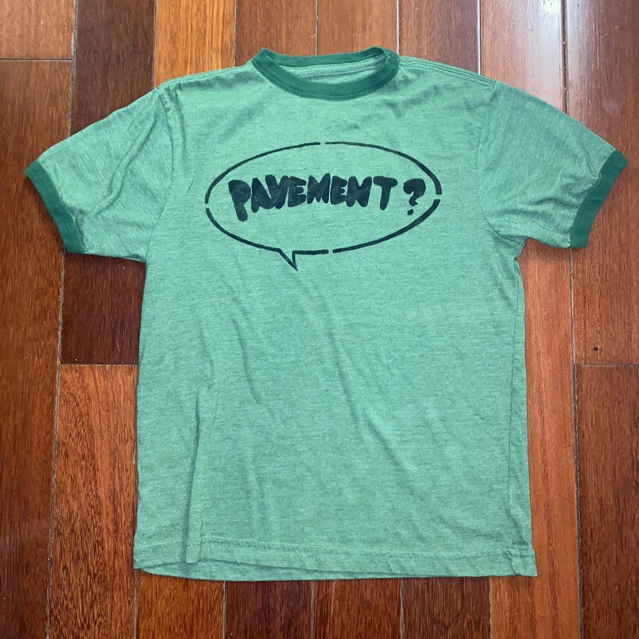 old-navy-men-s-green-and-black-t-shirt-depop