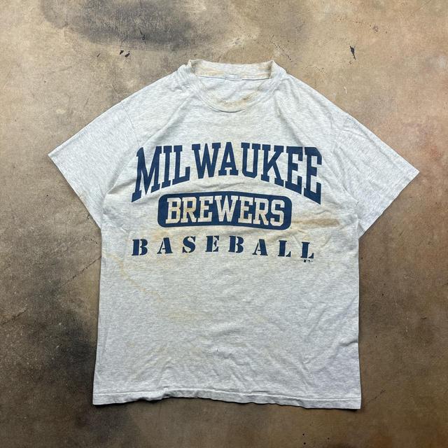 Vintage 90s 1991 Milwaukee Brewers MLB Baseball - Depop