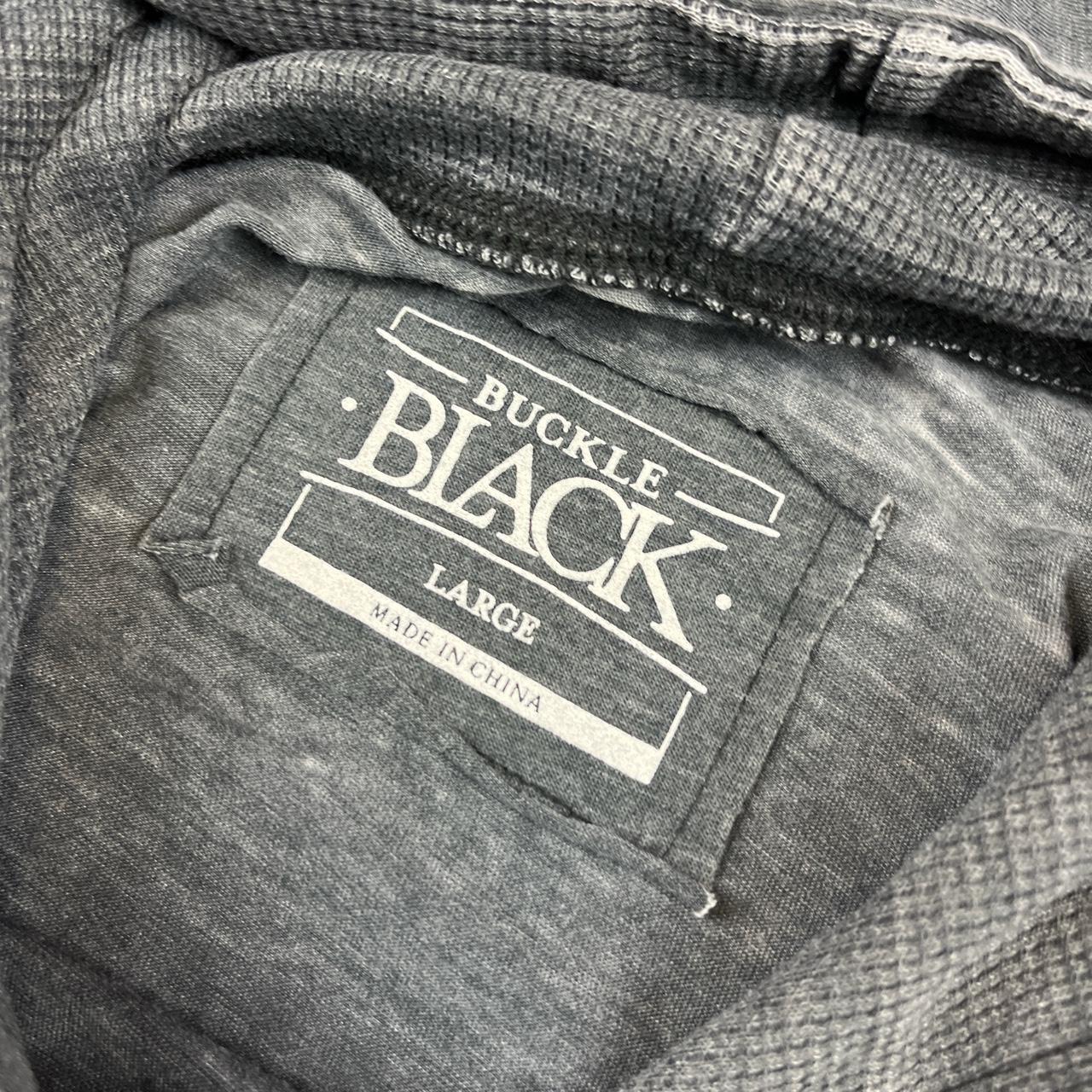 Buckle Black Men's Grey T-shirt (3)