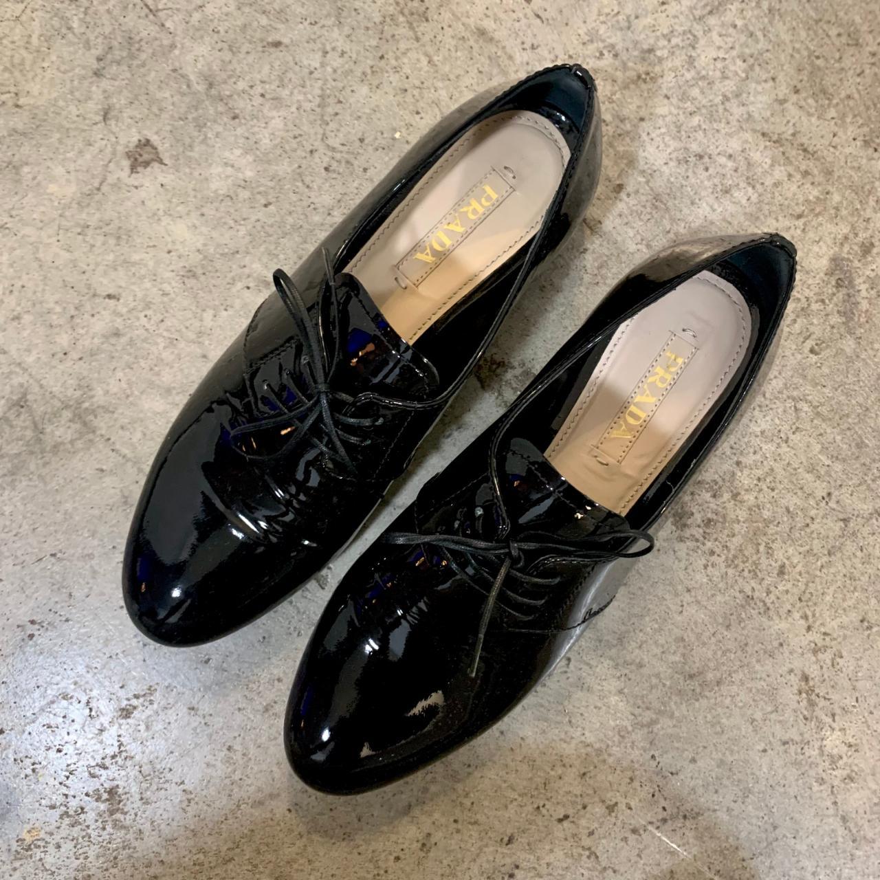 prada sport archive leather shoes