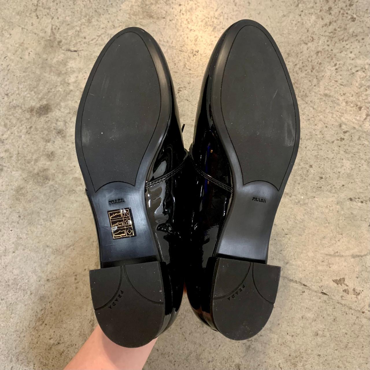 【無料郵送/関税込/正規品】 (W) Prada Patent Leather Lace-Up Prada Monolith Patent Leather Lace-Up Shoes | Saks Fifth Avenue