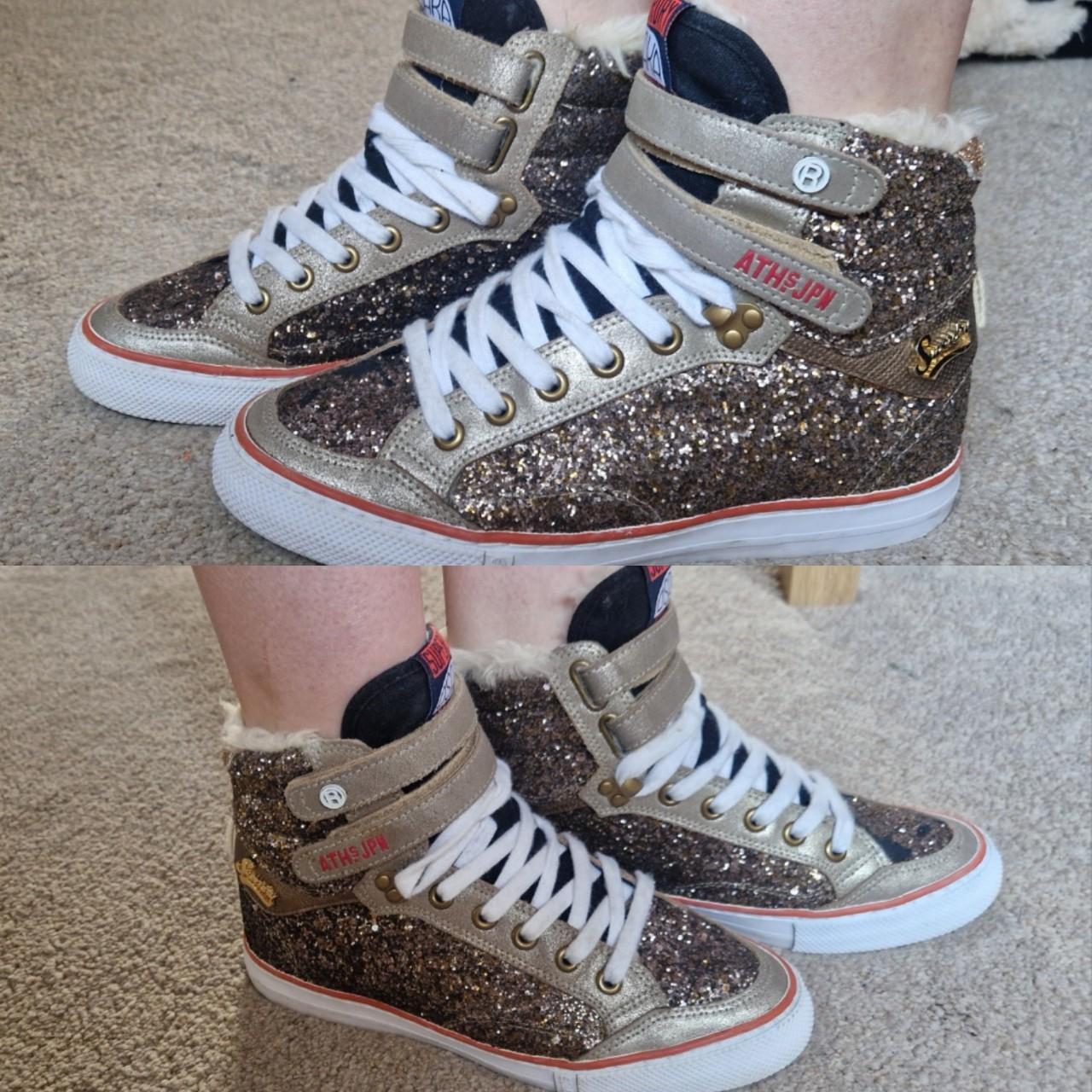 SUPERDRY, Champagne/Gold Glitter Nano Crampon