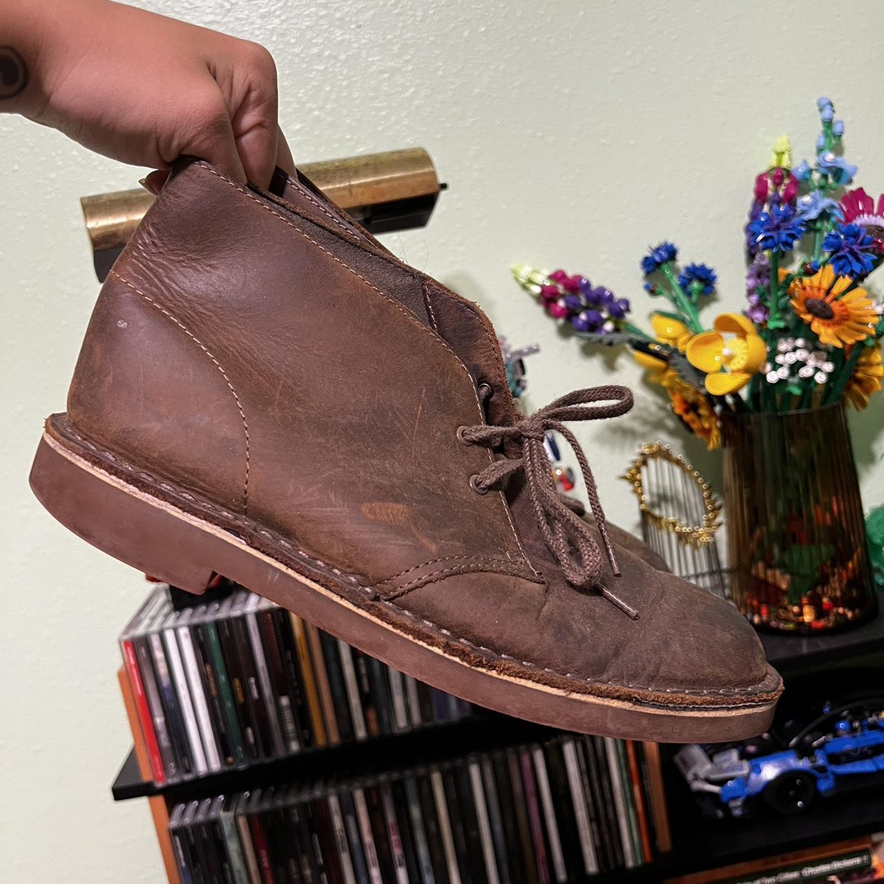 clarks blue boots