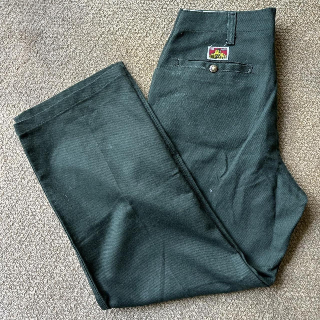 Ben Davies original bens pants. Green, size 33.... - Depop